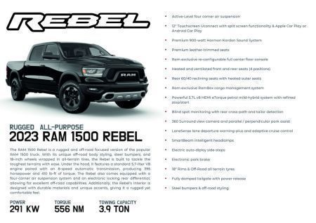 2023 RAM 1500 REBEL Hemi V8